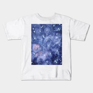 Colorful  Space watercolor Kids T-Shirt